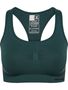 Hummel hmlSHAPING SEAMLESS SPORTS TOP - green gables