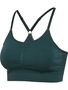 Hummel hmlMT DEFINE SEAMLESS PADDED BRA - green gables