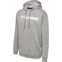 Hummel hmlMOVER COTTON HOODIE - grey melange