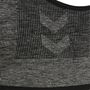 Hummel hmlMT UNA SEAMLESS SPORTS TOP - black melange