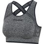 Hummel hmlMT UNA SEAMLESS SPORTS TOP - blue nights melange