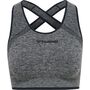 Hummel hmlMT UNA SEAMLESS SPORTS TOP - blue nights melange