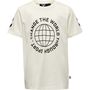Hummel hmlGLOBAL T-SHIRT S/S - marshmallow
