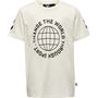 Hummel hmlGLOBAL T-SHIRT S/S - marshmallow