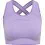 Hummel hmlMT UNA SEAMLESS SPORTS TOP - lavender melange