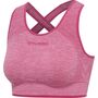 Hummel hmlMT UNA SEAMLESS SPORTS TOP - azalea pink melange