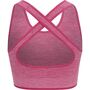 Hummel hmlMT UNA SEAMLESS SPORTS TOP - azalea pink melange