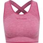 Hummel hmlMT UNA SEAMLESS SPORTS TOP - azalea pink melange