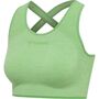 Hummel hmlMT UNA SEAMLESS SPORTS TOP - summer green melange