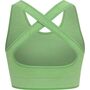 Hummel hmlMT UNA SEAMLESS SPORTS TOP - summer green melange