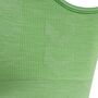 Hummel hmlMT UNA SEAMLESS SPORTS TOP - summer green melange