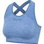 Hummel hmlMT UNA SEAMLESS SPORTS TOP - marina melange