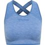 Hummel hmlMT UNA SEAMLESS SPORTS TOP - marina melange