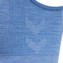 Hummel hmlMT UNA SEAMLESS SPORTS TOP - marina melange