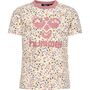 Hummel hmlKAREN AOP T-SHIRT S/S - turtledove