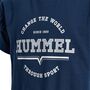 Hummel hmlVIOLET T-SHIRT S/S - dress blues