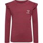 Hummel hmlMERLE T-SHIRT L/S - cordovan