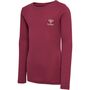 Hummel hmlREVE T-SHIRT  L/S - cordovan