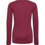 Hummel hmlREVE T-SHIRT  L/S - cordovan