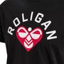Hummel hmlROLIGAN COTTON T-SHIRT - black