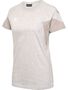 Hummel hmlTRAVEL T-SHIRT S/S WOMAN - light grey melange