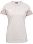 Hummel hmlTRAVEL T-SHIRT S/S WOMAN - light grey melange