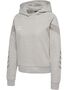 Hummel hmlTRAVEL SWEAT HOODIE WOMAN - light grey melange