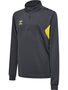 Hummel hmlAUTHENTIC HALF ZIP SWEAT KIDS - asphalt/sulphur spring