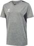 Hummel hmlAUTHENTIC PL JERSEY S/S KIDS - grey melange