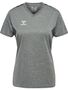 Hummel hmlAUTHENTIC PL JERSEY S/S WOMAN - grey melange