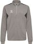 Hummel hmlAUTHENTIC HALF ZIP SWEAT KIDS - grey melange