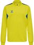 Hummel hmlAUTHENTIC HALF ZIP SWEAT KIDS - blazing yellow
