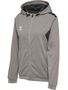 Hummel hmlAUTHENTIC PL ZIP HOODIE WOMAN - grey melange