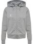 Hummel hmlGO 2.0 ZIP HOODIE WOMAN - grey melange