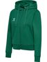 Hummel hmlGO 2.0 ZIP HOODIE WOMAN - evergreen