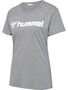 Hummel hmlGO 2.0 LOGO T-SHIRT S/S WOMAN - grey melange