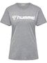 Hummel hmlGO 2.0 LOGO T-SHIRT S/S WOMAN - grey melange