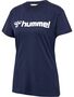 Hummel hmlGO 2.0 LOGO T-SHIRT S/S WOMAN - marine