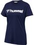 Hummel hmlGO 2.0 LOGO T-SHIRT S/S WOMAN - marine