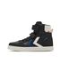 Hummel SLIMMER STADIL LEATHER HIGH JR - black/blue