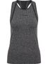 Hummel hmlMT HYPER SEAMLESS TANKTOP - black melange