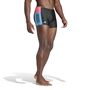 adidas Colorblock 3-Streifen Boxer-Badehose