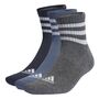 adidas 3-Streifen Cushioned Sportswear Mid-Cut Socken, 3 Paar 