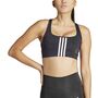 adidas Powerimpact Training Medium-Support 3-Streifen Sport-BH