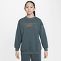 Nike Sportswear Club Fleece Rundhalsoberteil f�r �ltere Kinder (M�dchen)