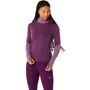 Asics Metarun Mock Neck Ls Top - deep mauve