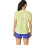Asics Metarun Pattern Ss Top - glow yellow