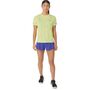 Asics Metarun Pattern Ss Top - glow yellow