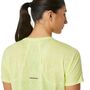 Asics Metarun Pattern Ss Top - glow yellow