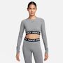 Nike Pro Dri-FIT verk�rztes Longsleeve-Oberteil f�r Damen